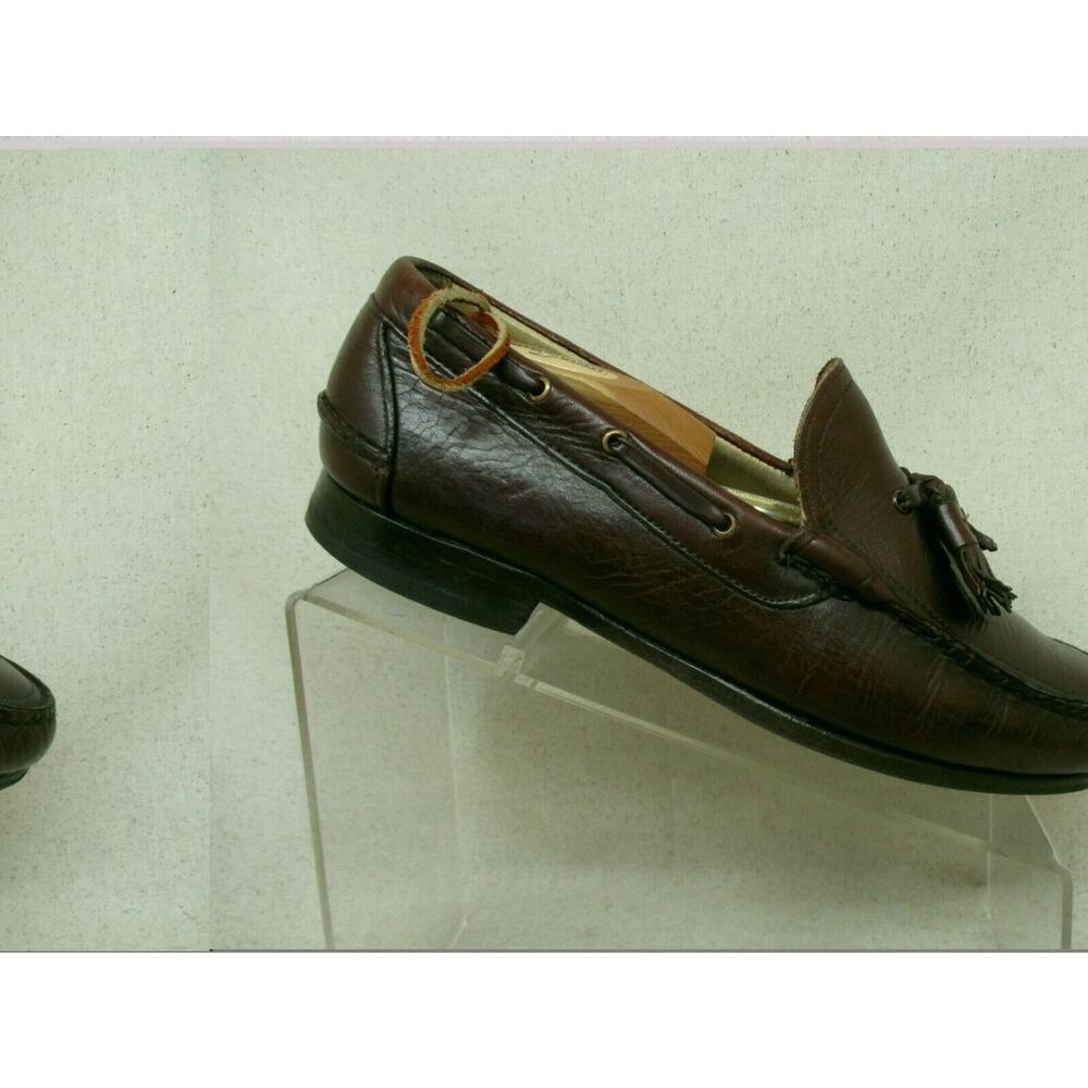 Aristocraft Brown Leather Tassel Loafers Dress Shoes Boots Mens Size 9.5 C